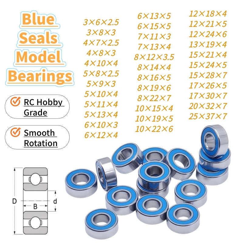 Rc Hobby Trucks - 6702RS ABEC-7 Bearing 15x21x4 mm 10PCS