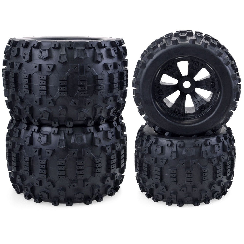 Rc Hobby Trucks - 4PCS 1/8 Wheels Tires 170mm 165mm