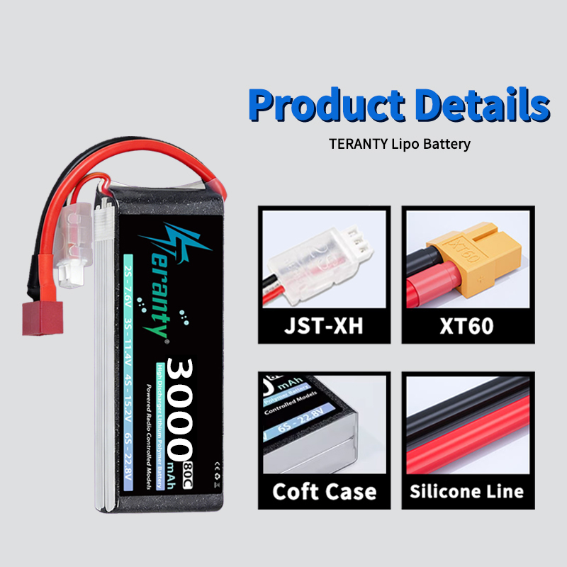 TERANTY 2S 3000mAh Lipo Batter - Rc Hobby Trucks review and price