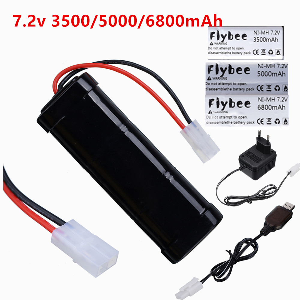New 7.2V Battery 5000/6800mAh  - Rc Hobby Trucks review and price