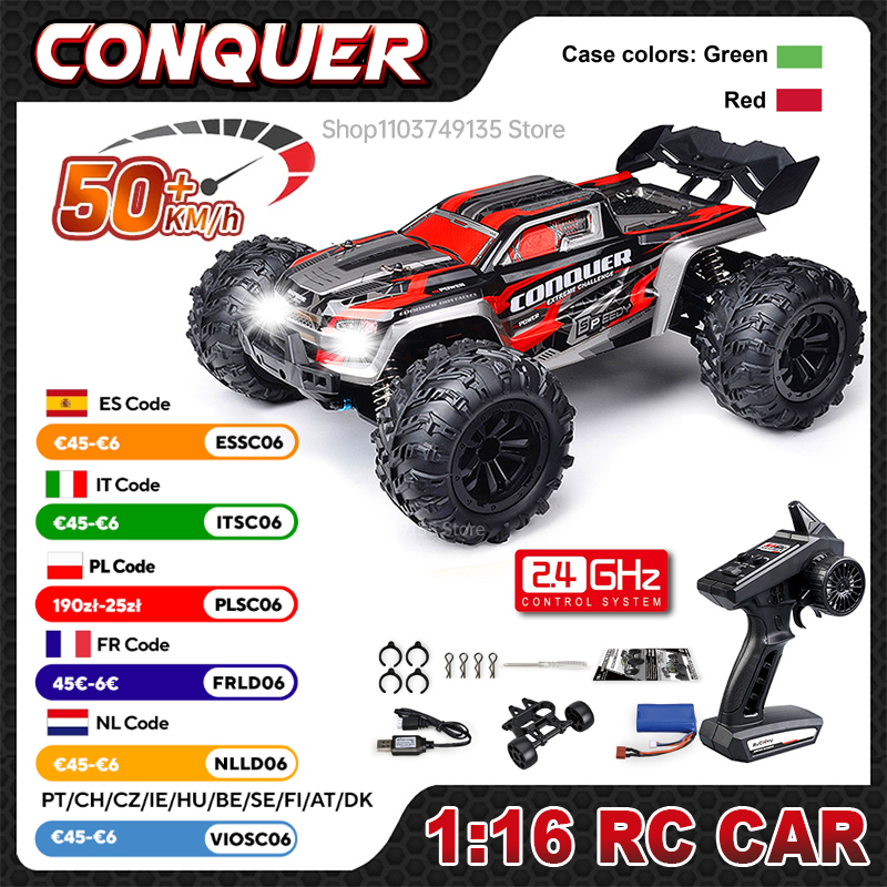 WLtoys 1:16 Scale Large RC Car - Rc Hobby Grade Car review and price